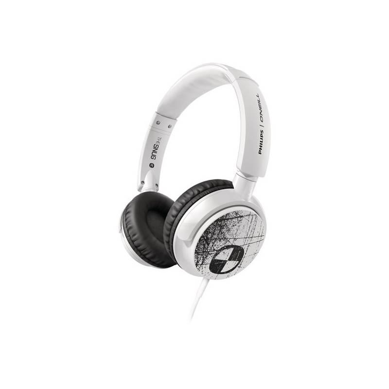 Sluchátka Philips O'Neill SHO4300WT/00 bílá barva, sluchátka, philips, neill, sho4300wt, bílá, barva