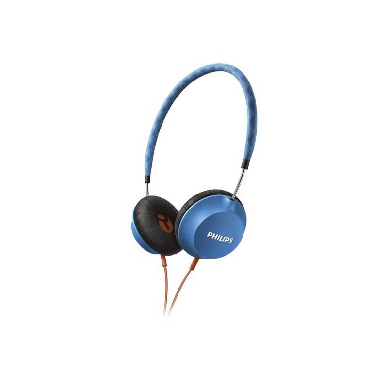 Sluchátka Philips SHL5100BL modrá barva, sluchátka, philips, shl5100bl, modrá, barva