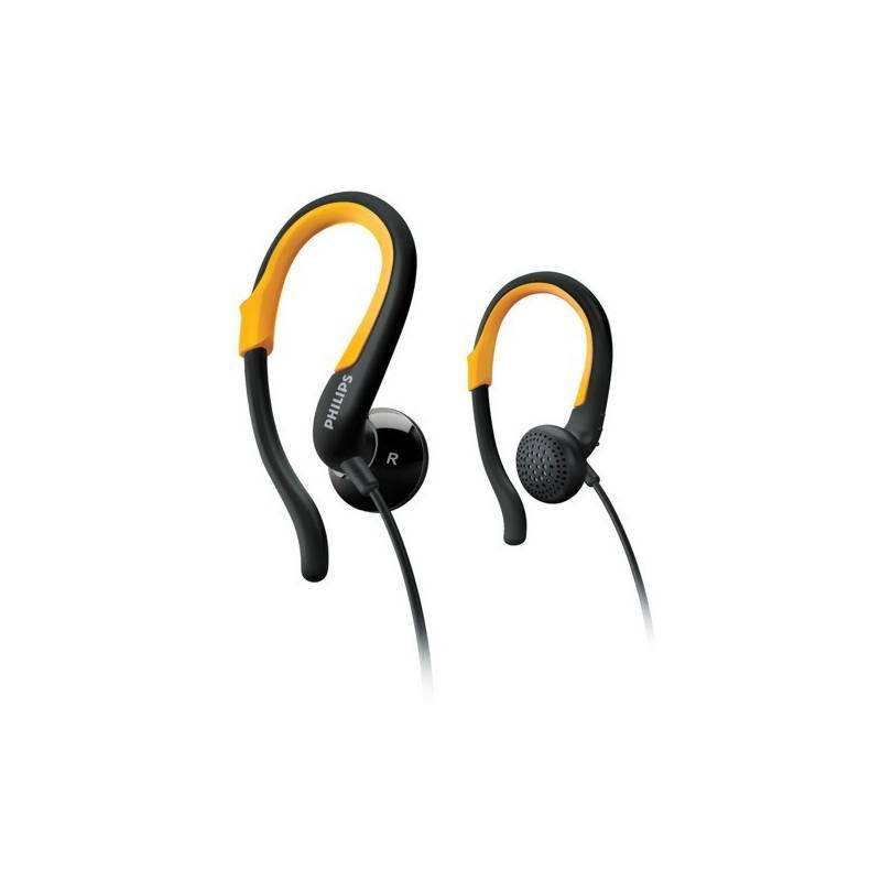 Sluchátka Philips SHS4800/10 černá/žlutá, sluchátka, philips, shs4800, černá, žlutá