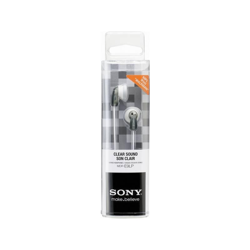 Sluchátka Sony MDR-E9LP šedá, sluchátka, sony, mdr-e9lp, šedá