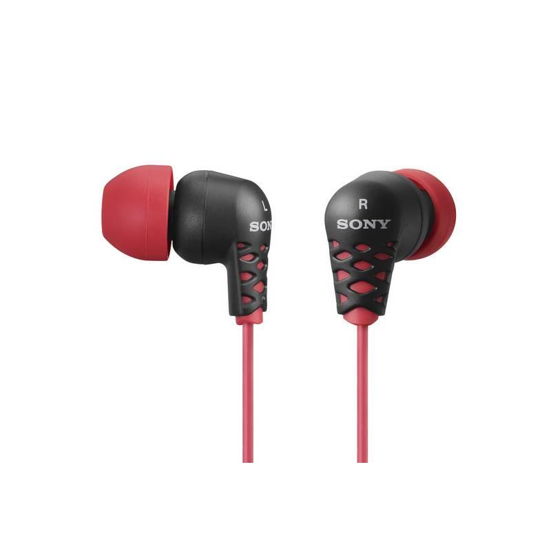 Sluchátka Sony MDR-EX37 červená, sluchátka, sony, mdr-ex37, červená