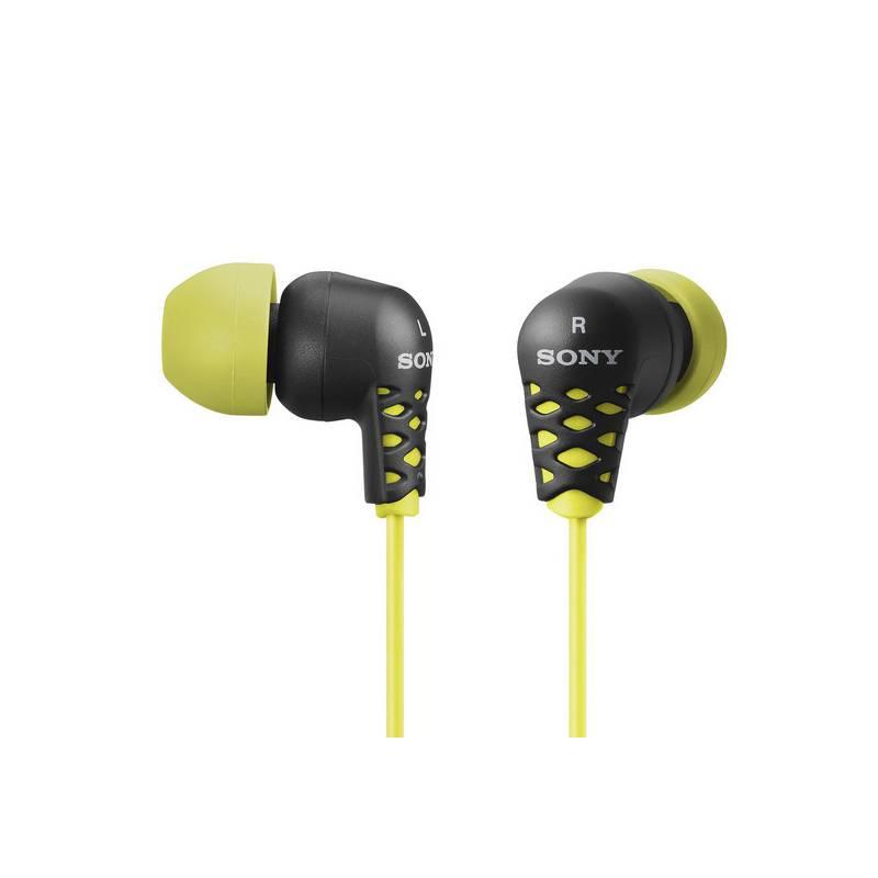Sluchátka Sony MDR-EX37 žlutá, sluchátka, sony, mdr-ex37, žlutá
