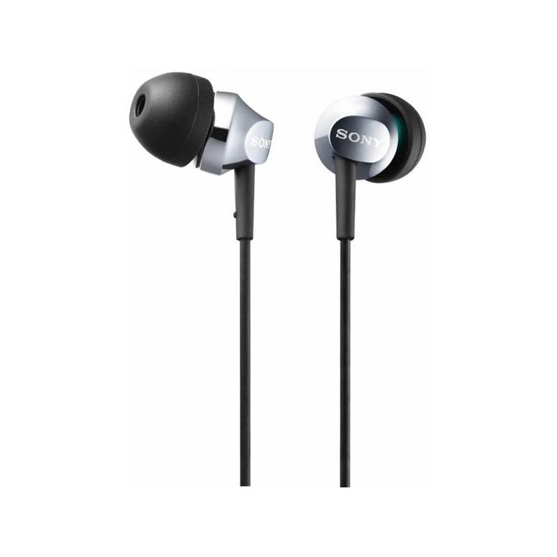 Sluchátka Sony MDR-EX50LP stříbrná, sluchátka, sony, mdr-ex50lp, stříbrná