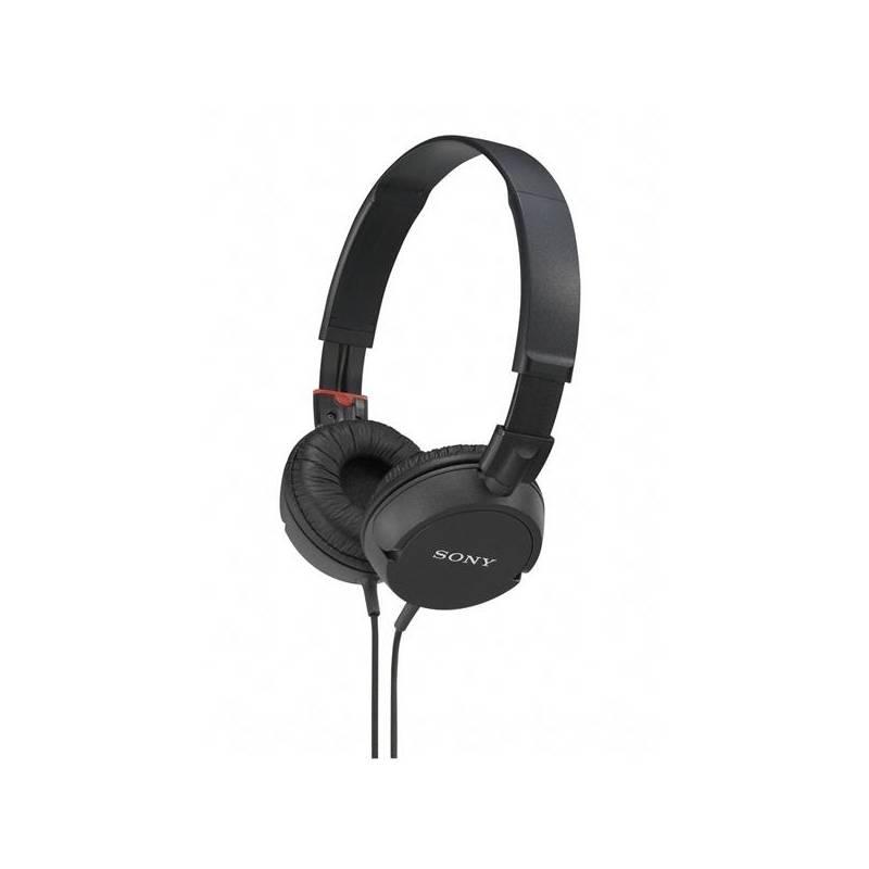 Sluchátka Sony MDR-ZX100 černá, sluchátka, sony, mdr-zx100, černá
