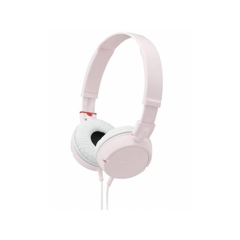 Sluchátka Sony MDR-ZX100 růžová, sluchátka, sony, mdr-zx100, růžová