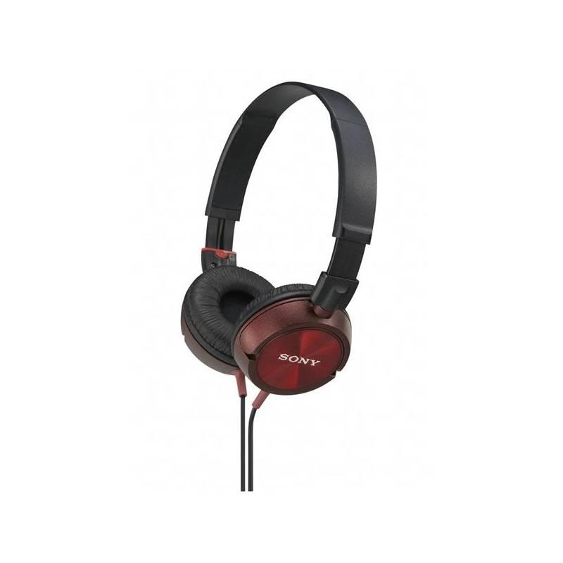 Sluchátka Sony MDR-ZX300 červená, sluchátka, sony, mdr-zx300, červená