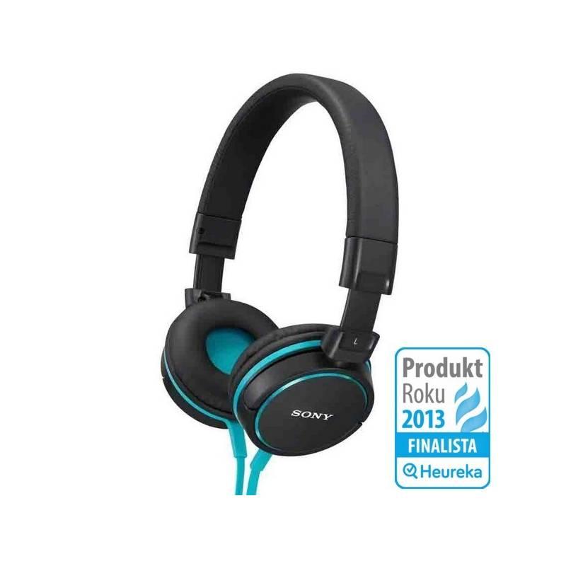 Sluchátka Sony MDR-ZX600 modrá, sluchátka, sony, mdr-zx600, modrá