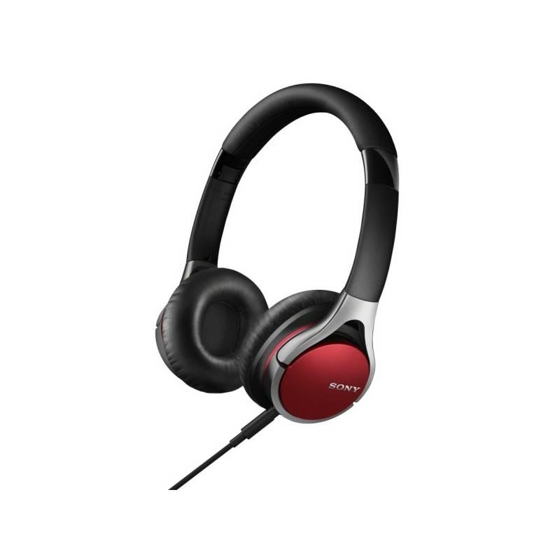 Sluchátka Sony MDR10RCR červená, sluchátka, sony, mdr10rcr, červená