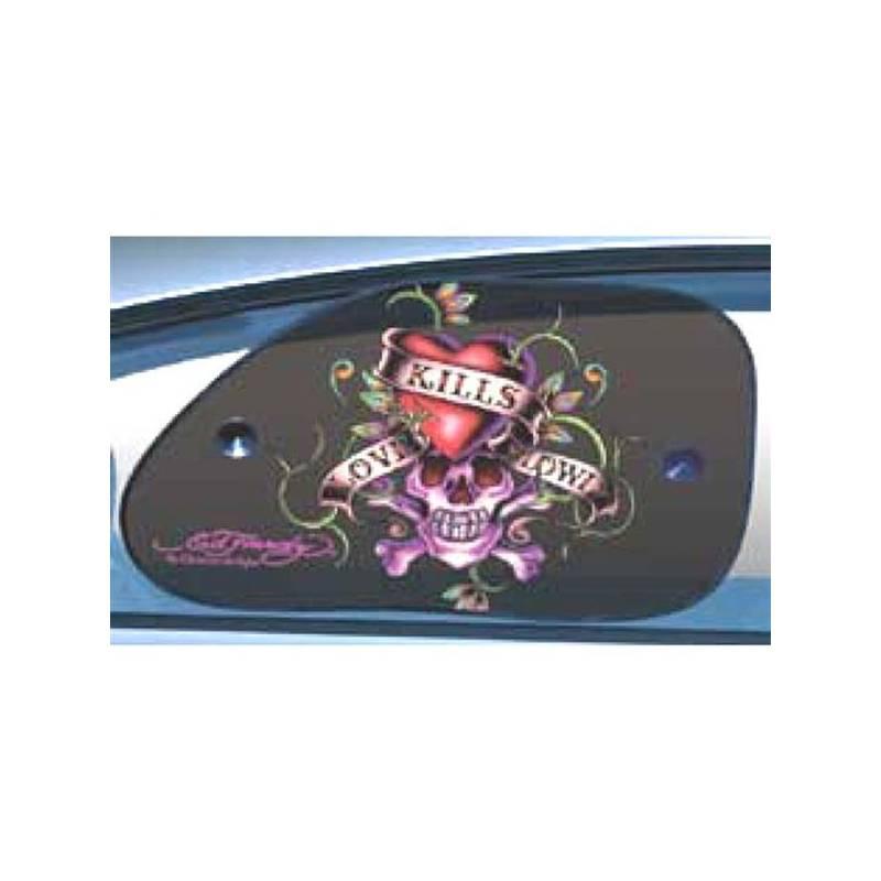 Sluneční clona Ed Hardy Love Kills Slowly 68x38cm 2ks, sluneční, clona, hardy, love, kills, slowly, 68x38cm, 2ks