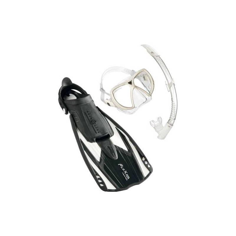 Šnorchlovací set Technisub Flexar Travel L/XL (44-47) černý/bílý, Šnorchlovací, set, technisub, flexar, travel, 44-47, černý, bílý
