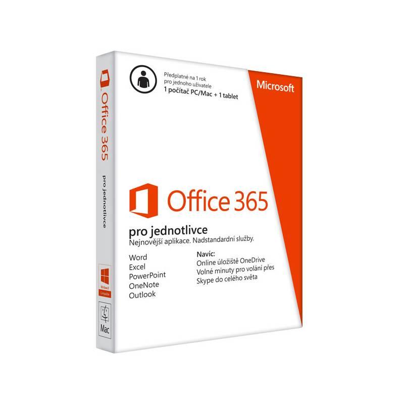 Software Microsoft Office 365 pro jednotlivce CZ (QQ2-00064), software, microsoft, office, 365, pro, jednotlivce, qq2-00064