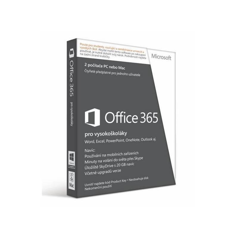 Software Microsoft Office 365 pro vysokoškoláky CZ (R4T-00060), software, microsoft, office, 365, pro, vysokoškoláky, r4t-00060
