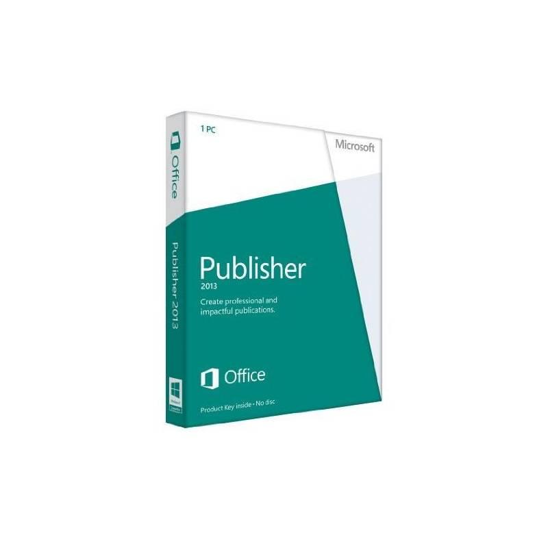 Software Microsoft Publisher 2013 CZ 32/64-bit (164-07034), software, microsoft, publisher, 2013, 64-bit, 164-07034