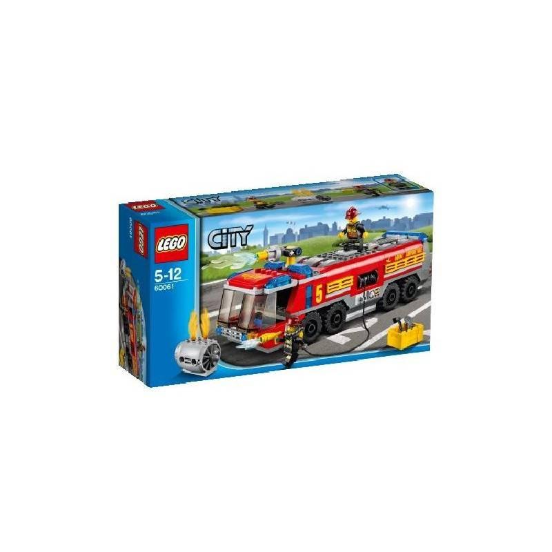 Stavebnice Lego City 60061 Letištní hasičské auto, stavebnice, lego, city, 60061, letištní, hasičské, auto