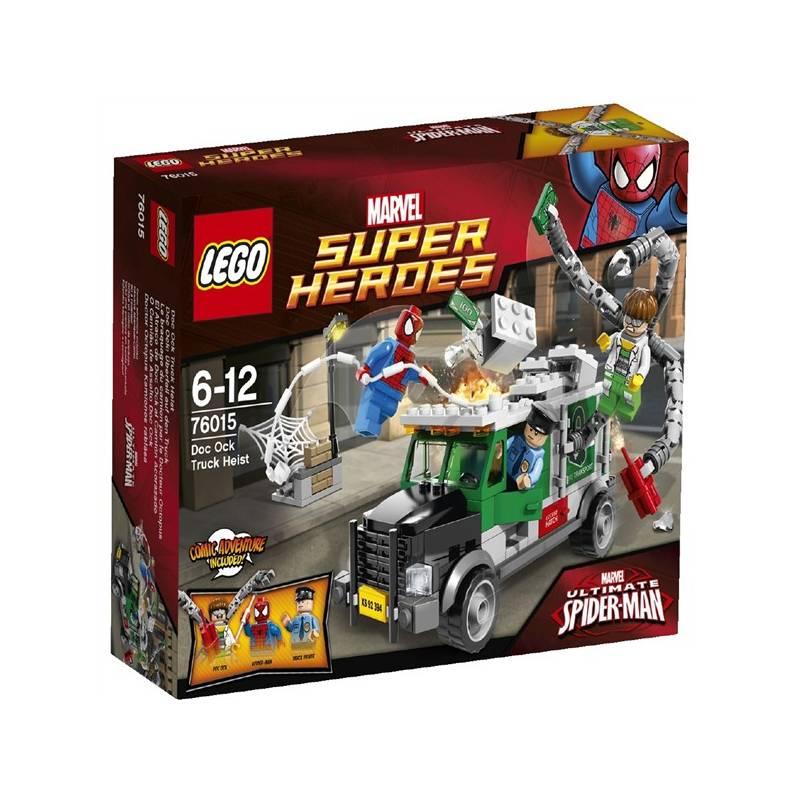 Stavebnice Lego Super Heroes 76015 Náklaďák Heist Doc Ocka, stavebnice, lego, super, heroes, 76015, náklaďák, heist, doc, ocka