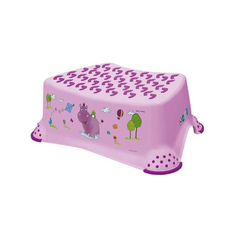 Stolička OKT dětská Hippo 8642/R růžová, stolička, okt, dětská, hippo, 8642, růžová