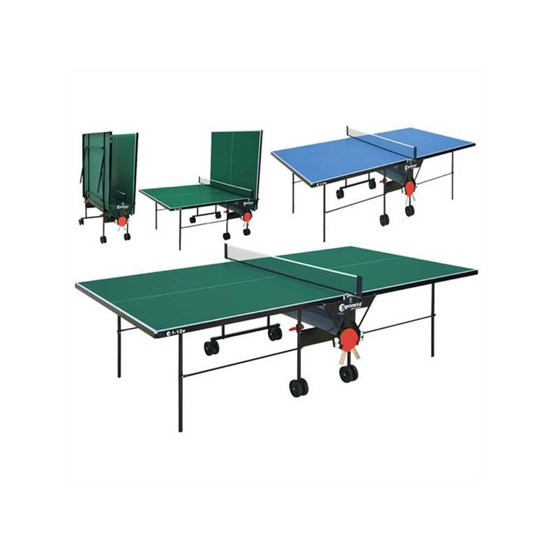 Stůl na stolní tenis Sponeta S1-12/13e - venkovní - nerez. rám 36 mm + 4 mm odolná deska modrý, stůl, stolní, tenis, sponeta, s1-12, 13e, venkovní, nerez, rám