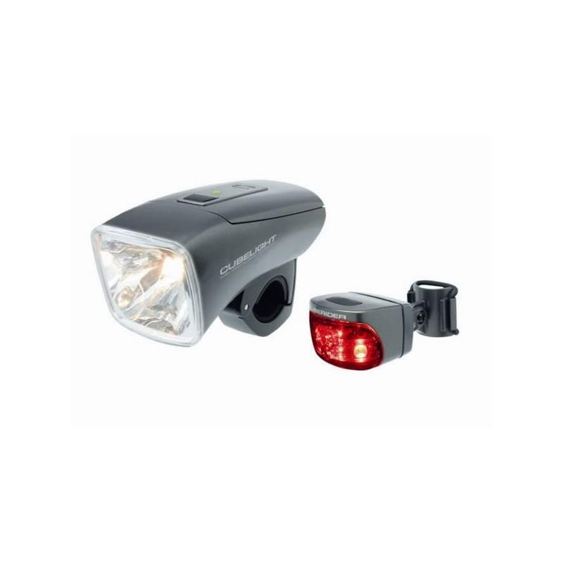 Světlo na kolo Sigma Sport CUBELIGHT + CUBERIDER černé, světlo, kolo, sigma, sport, cubelight, cuberider, černé