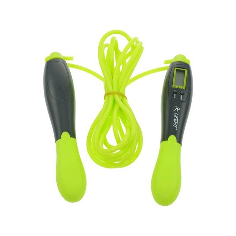 Švihadlo LIFEFIT DIGITAL ROPE 260cm zelené, Švihadlo, lifefit, digital, rope, 260cm, zelené