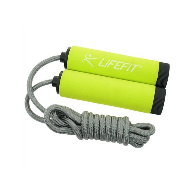 Švihadlo LIFEFIT SOFT ROPE 280cm zelené, Švihadlo, lifefit, soft, rope, 280cm, zelené