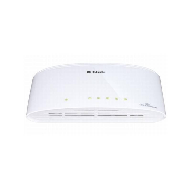 Switch D-Link DGS-1005D (DGS-1005D) bílý (poškozený obal 2800002478), switch, d-link, dgs-1005d, bílý, poškozený, obal, 2800002478