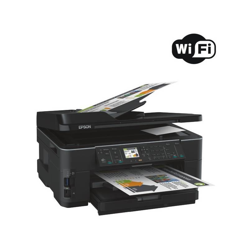 Tiskárna multifunkční Epson WorkForce WF-7515WF (C11CA96304) černá, tiskárna, multifunkční, epson, workforce, wf-7515wf, c11ca96304, černá