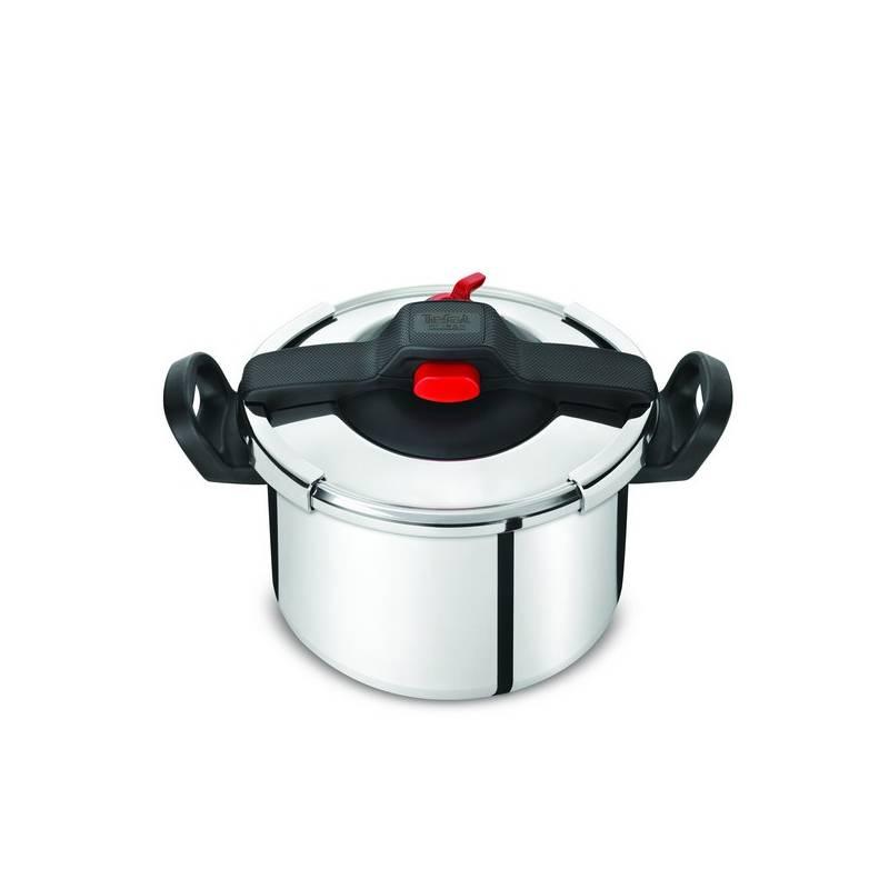 Tlakový hrnec Tefal Clipso Essential P4394734, 6 l nerez, tlakový, hrnec, tefal, clipso, essential, p4394734, nerez