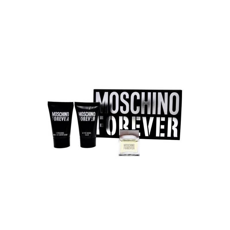 Toaletní voda Moschino Forever 4,5 ml + sprchový gel 25 ml + balzám na holení 25 ml, toaletní, voda, moschino, forever, sprchový, gel, balzám