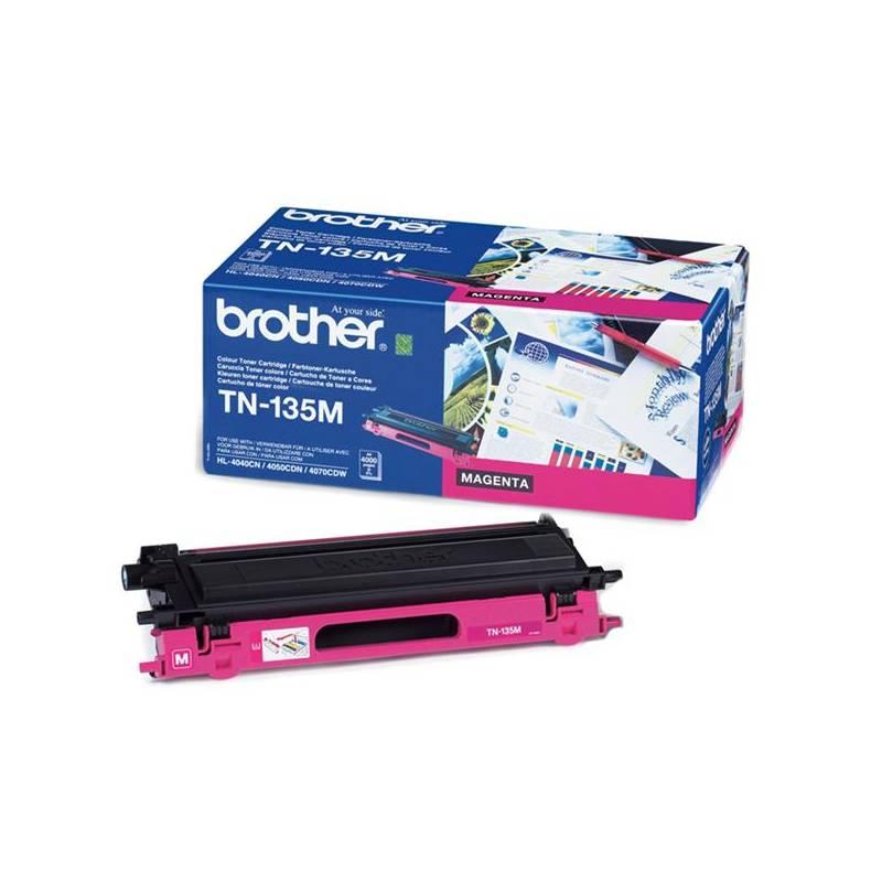 Toner Brother TN-135M, 4000 stran (TN135M) červený, toner, brother, tn-135m, 4000, stran, tn135m, červený