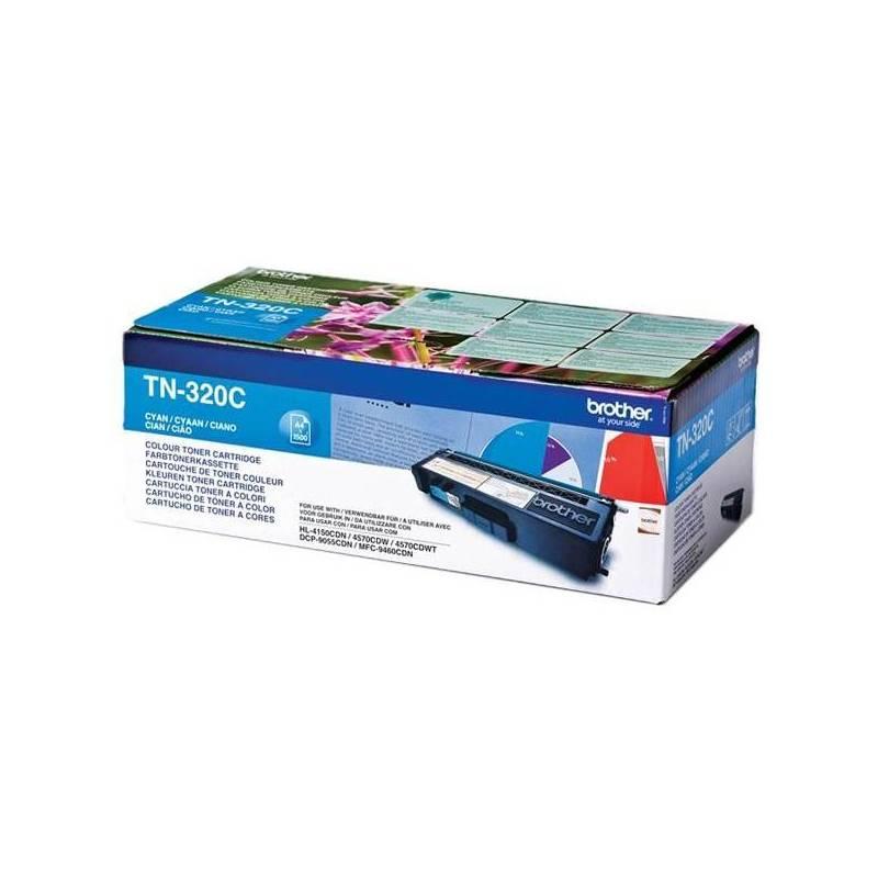Toner Brother TN-320C, 1500 stran (TN320C) modrý, toner, brother, tn-320c, 1500, stran, tn320c, modrý