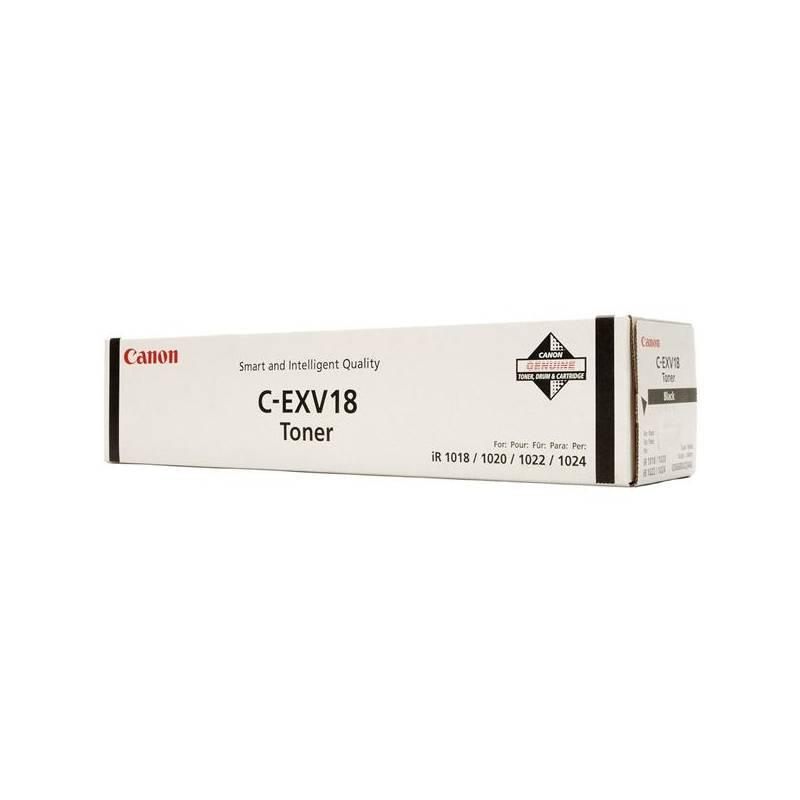 Toner Canon C-EXV18, 8,4K stran (0386B002) černý, toner, canon, c-exv18, stran, 0386b002, černý