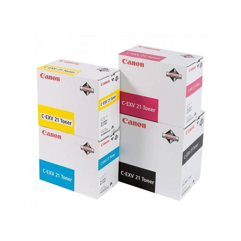 Toner Canon C-EXV21Bk, 26K stran (0452B002) černý, toner, canon, c-exv21bk, 26k, stran, 0452b002, černý