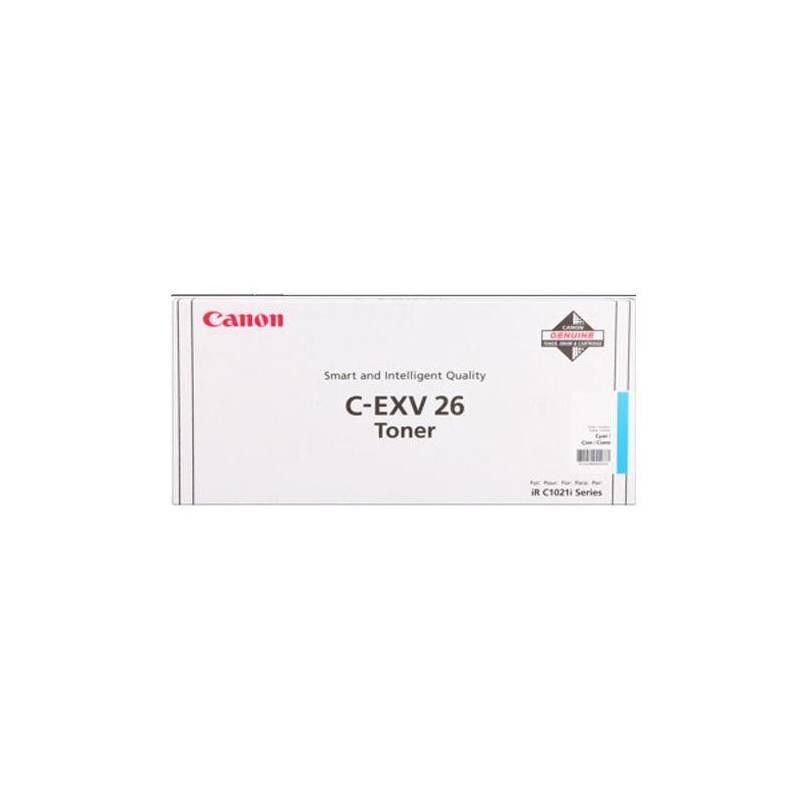 Toner Canon C-EXV26C, 6K stran (1659B006) modrý, toner, canon, c-exv26c, stran, 1659b006, modrý