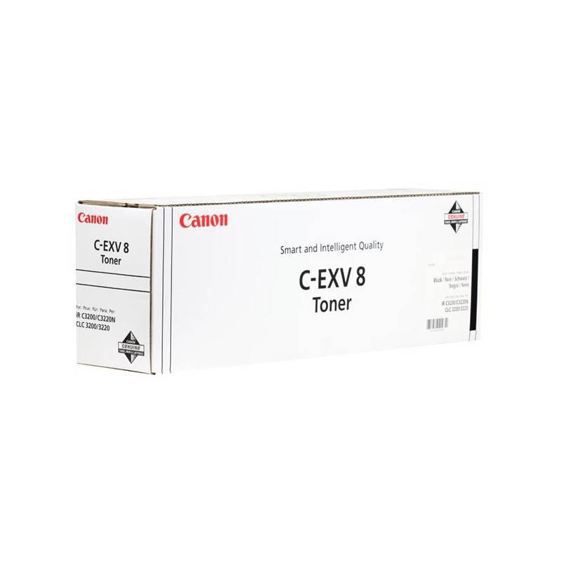 Toner Canon C-EXV8Bk, 25K stran (7629A002) černý, toner, canon, c-exv8bk, 25k, stran, 7629a002, černý