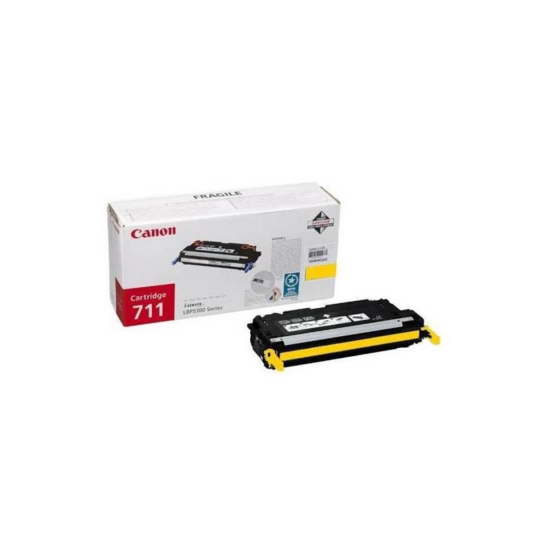 Toner Canon CRG-711Y  , 6K stran (1657B002) žlutý, toner, canon, crg-711y, stran, 1657b002, žlutý