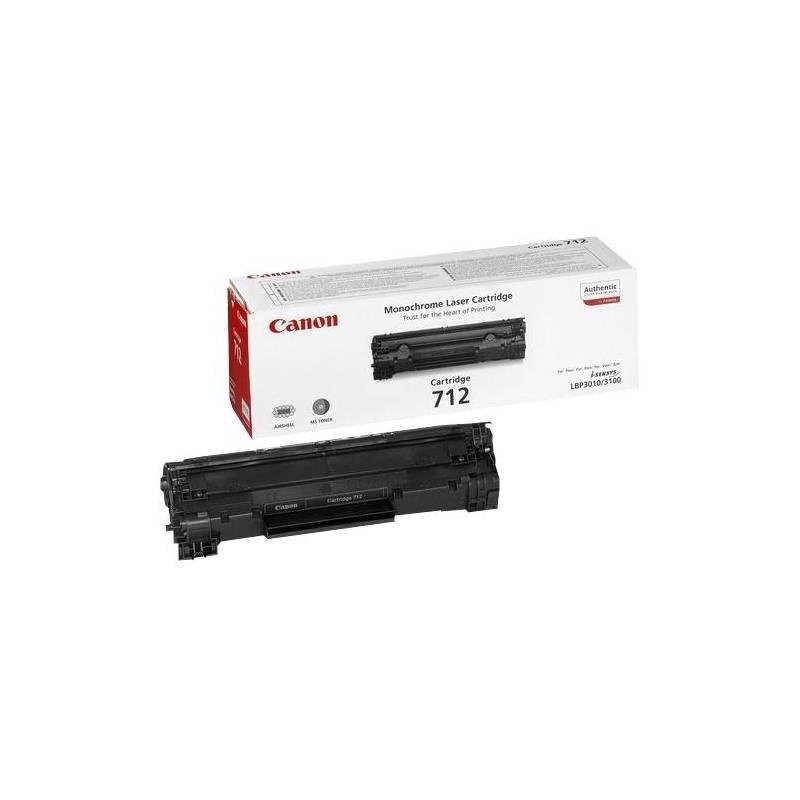 Toner Canon CRG-712, 1,5K stran (1870B002) černý, toner, canon, crg-712, stran, 1870b002, černý