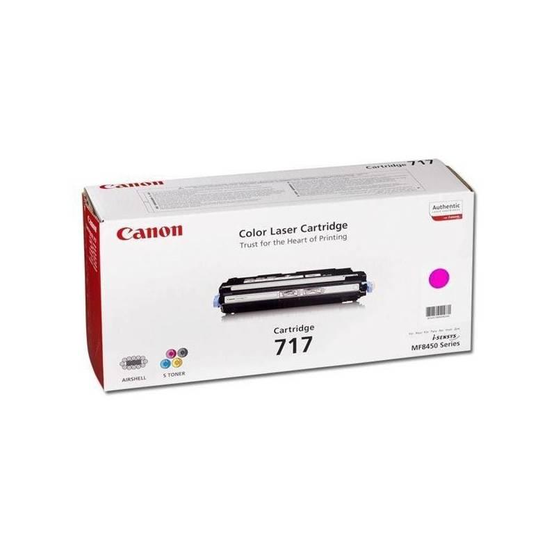 Toner Canon CRG-717M, 4K stran (2576B002) červený, toner, canon, crg-717m, stran, 2576b002, červený