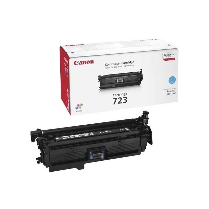 Toner Canon CRG-723C, 8,5K stran (2643B002) modrý, toner, canon, crg-723c, stran, 2643b002, modrý