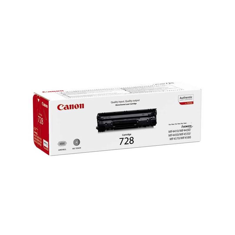 Toner Canon CRG-728, 2,1K stran (3500B002) černá, toner, canon, crg-728, stran, 3500b002, černá