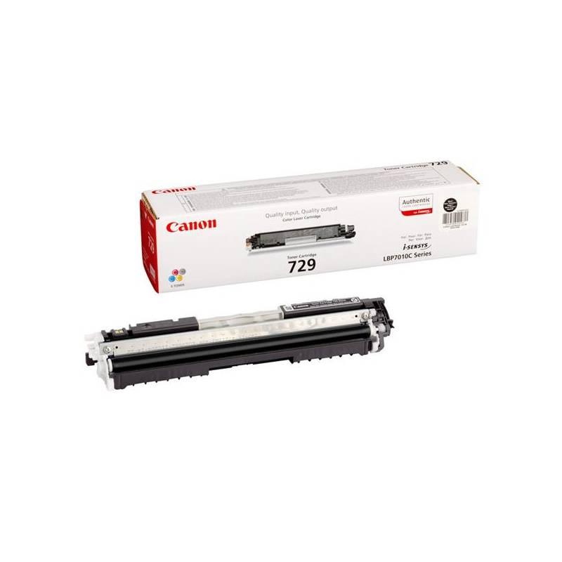 Toner Canon CRG-729Bk, 1,2K stran (4370B002) černý, toner, canon, crg-729bk, stran, 4370b002, černý