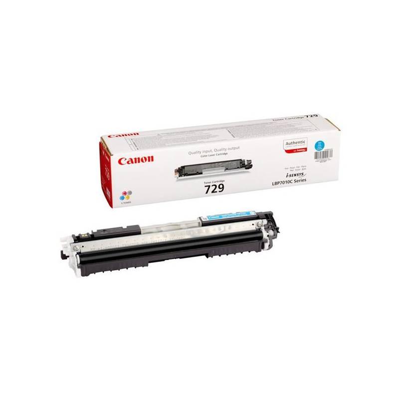 Toner Canon CRG-729C, 1K stran (4369B002) modrý, toner, canon, crg-729c, stran, 4369b002, modrý