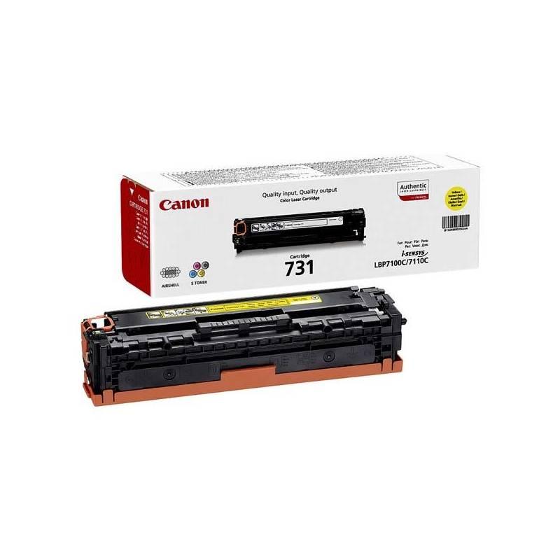 Toner Canon CRG731 1500str (6269B002) žlutý, toner, canon, crg731, 1500str, 6269b002, žlutý