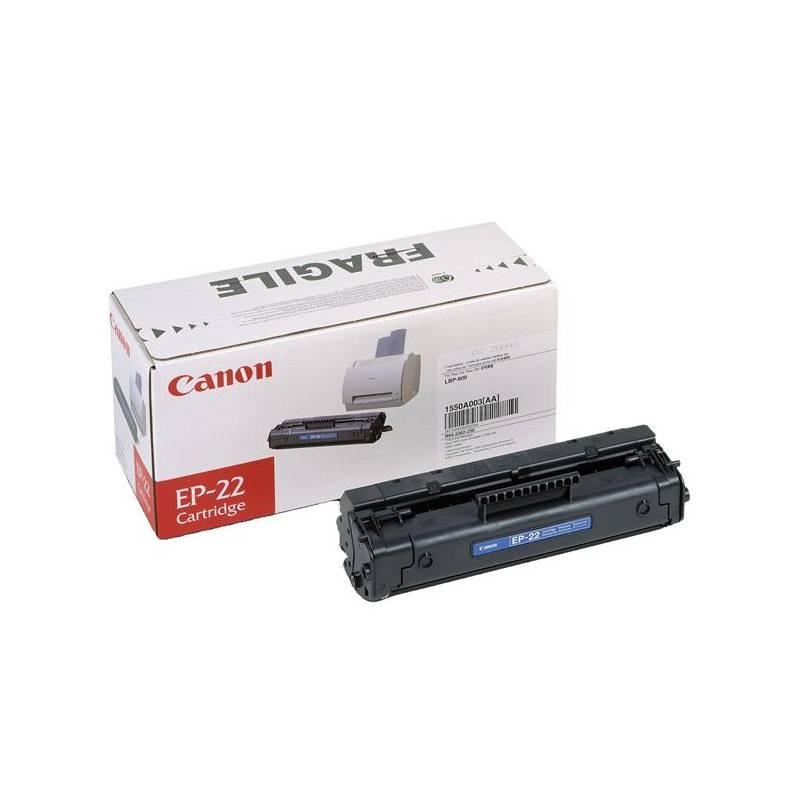 Toner Canon EP-22, 2,5K stran (1550A003) černý, toner, canon, ep-22, stran, 1550a003, černý
