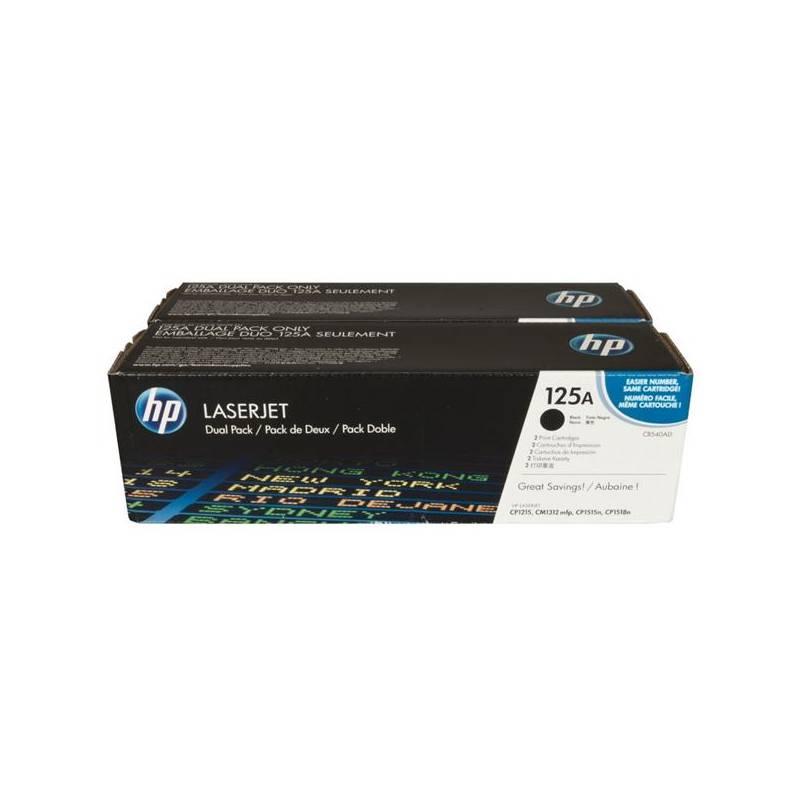 Toner HP CB540AD, 2,2K stran (CB540AD) černý, toner, cb540ad, stran, černý