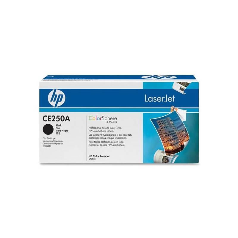 Toner HP CE250A, 5K stran (CE250A) černý, toner, ce250a, stran, černý