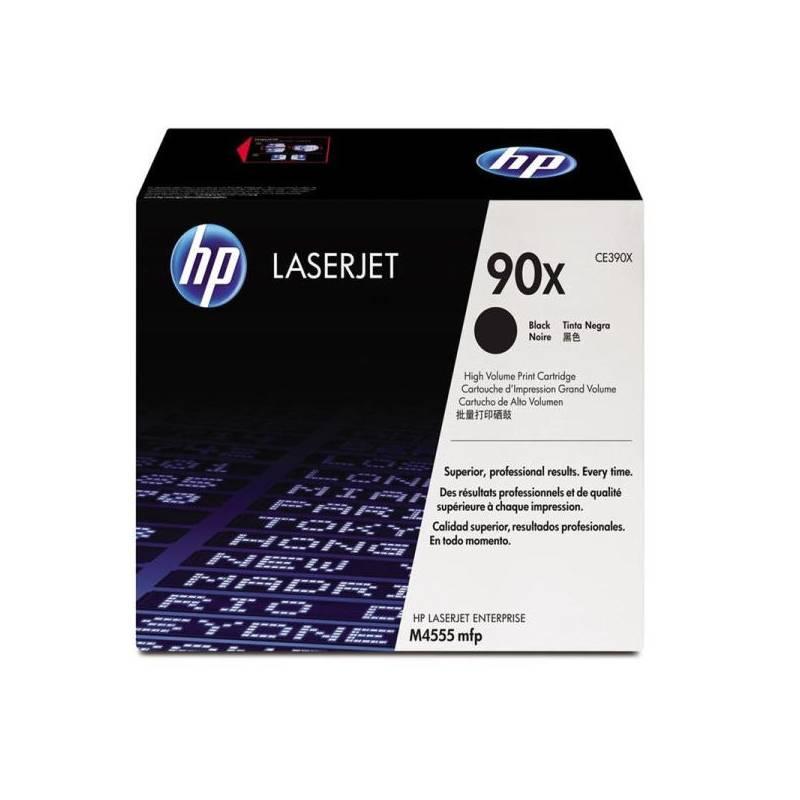 Toner HP CE390X, 24K stran (CE390X) černý, toner, ce390x, 24k, stran, černý