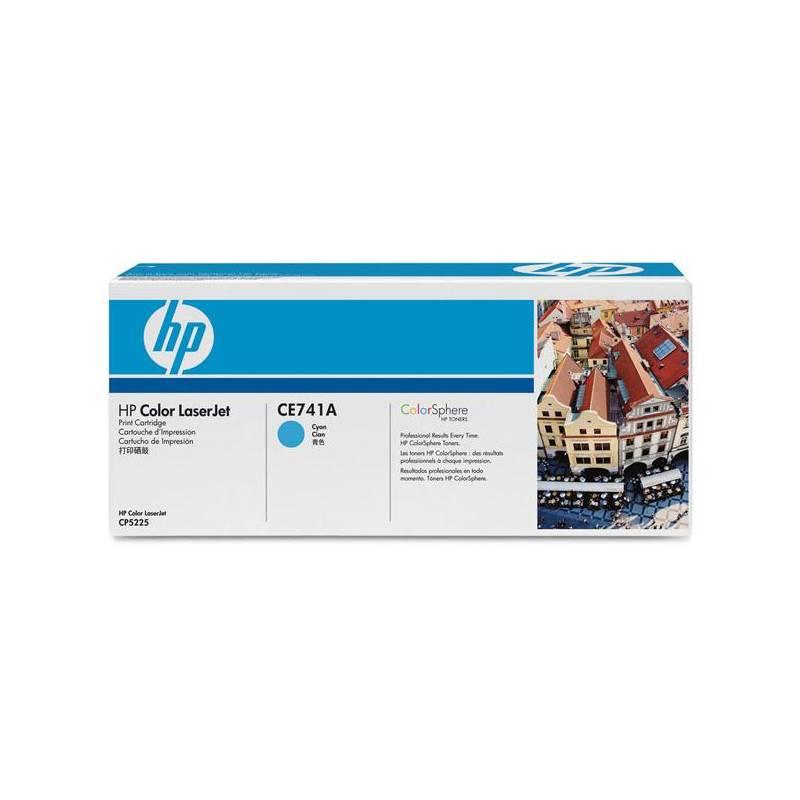 Toner HP CE741A, 7,3K stran (CE741A) modrá, toner, ce741a, stran, modrá