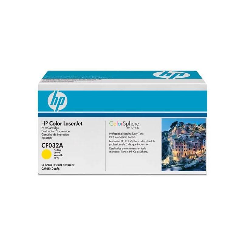 Toner HP CF032A, 12,5K stran (CF032A) žlutá, toner, cf032a, stran, žlutá