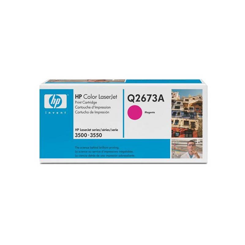 Toner HP Q2673A, 4K stran (Q2673A) červená, toner, q2673a, stran, červená