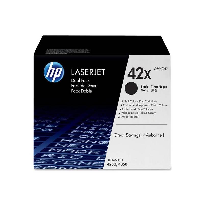 Toner HP Q5942XD, 20K stran (Q5942XD) černá, toner, q5942xd, 20k, stran, černá